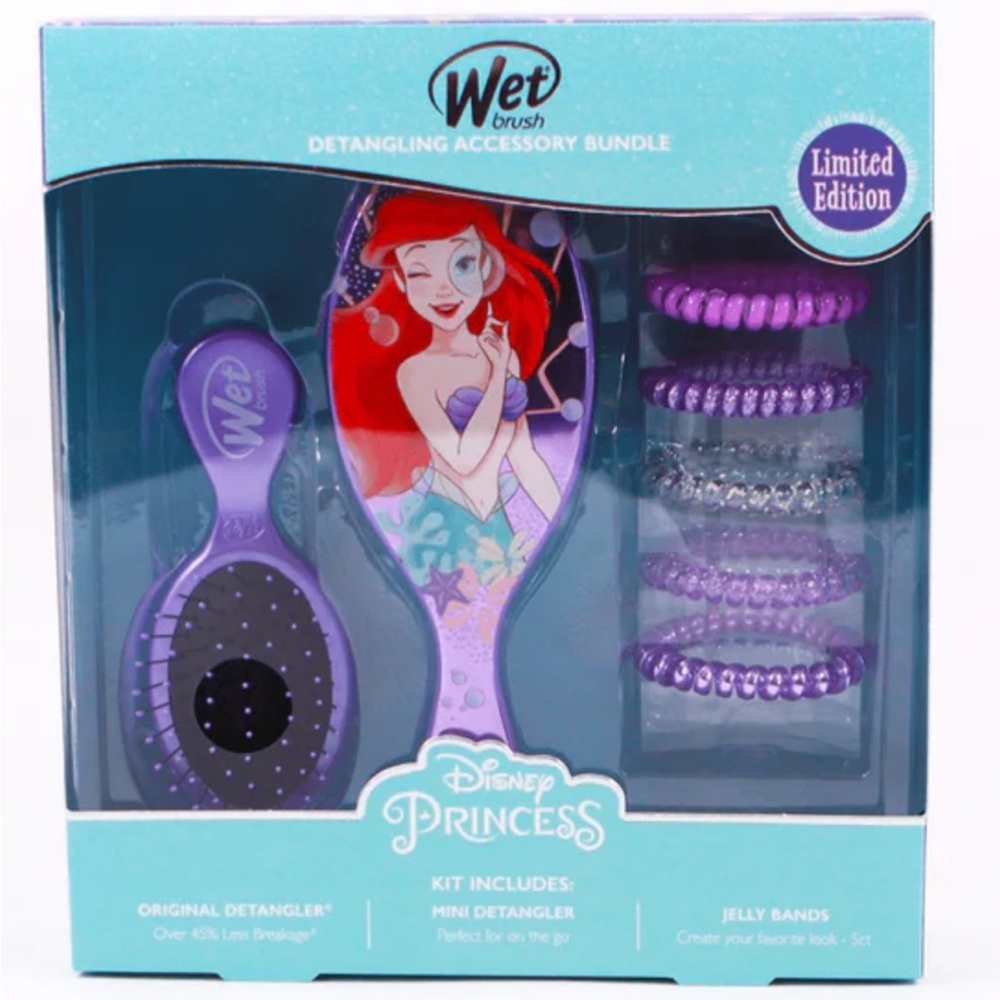 🆕 Disney Princess “ Ariel” Limited Edition Detangling Accessory Bundle Kit - Picture 1 of 6
